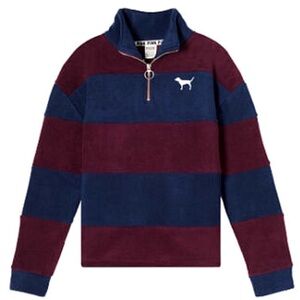 PINK Victoria's Secret Fleece Half
Zip Sweater